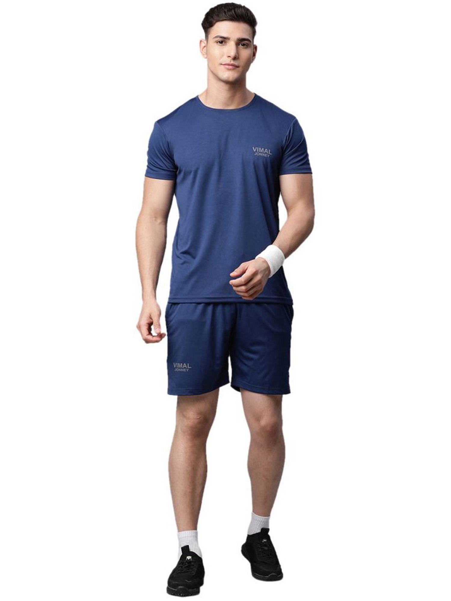 Crimsoune Club White Cotton Regular Fit Printed Lounge Shorts