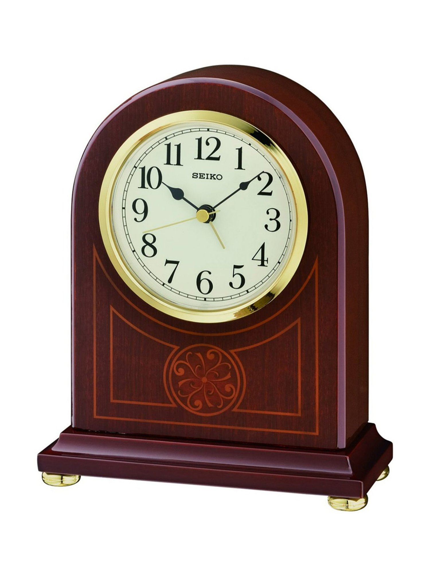 SEIKO classic multicolor wood table clock
