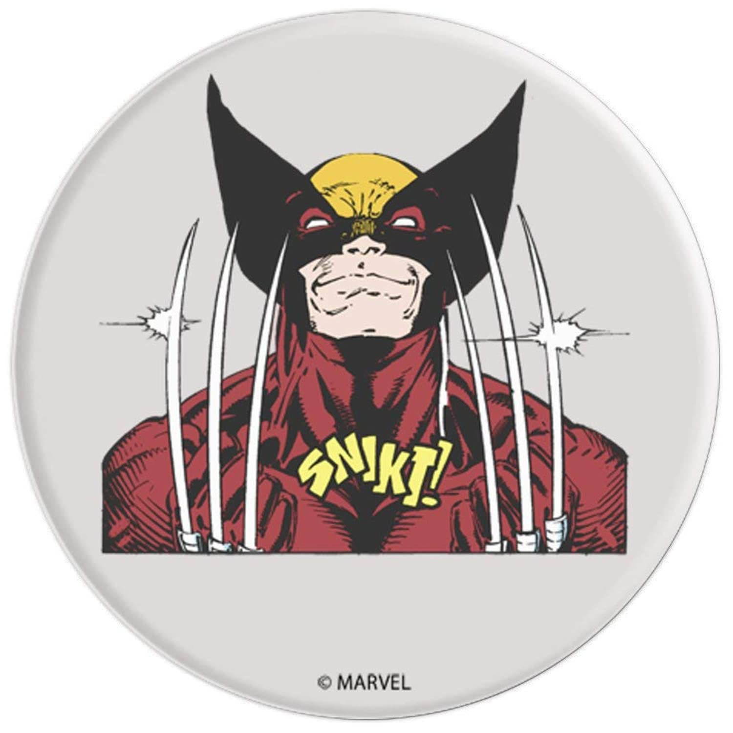Marvel X-Men Wolverine Classic Comic Snikt Vintage PopSockets Grip and Stand for Phones and Tablets