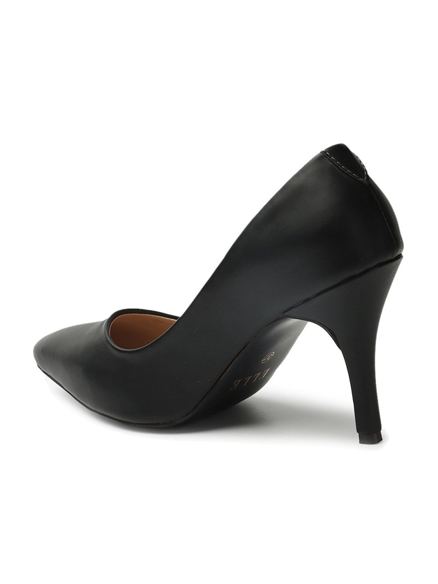 Elle Women's Black Stiletto Pumps