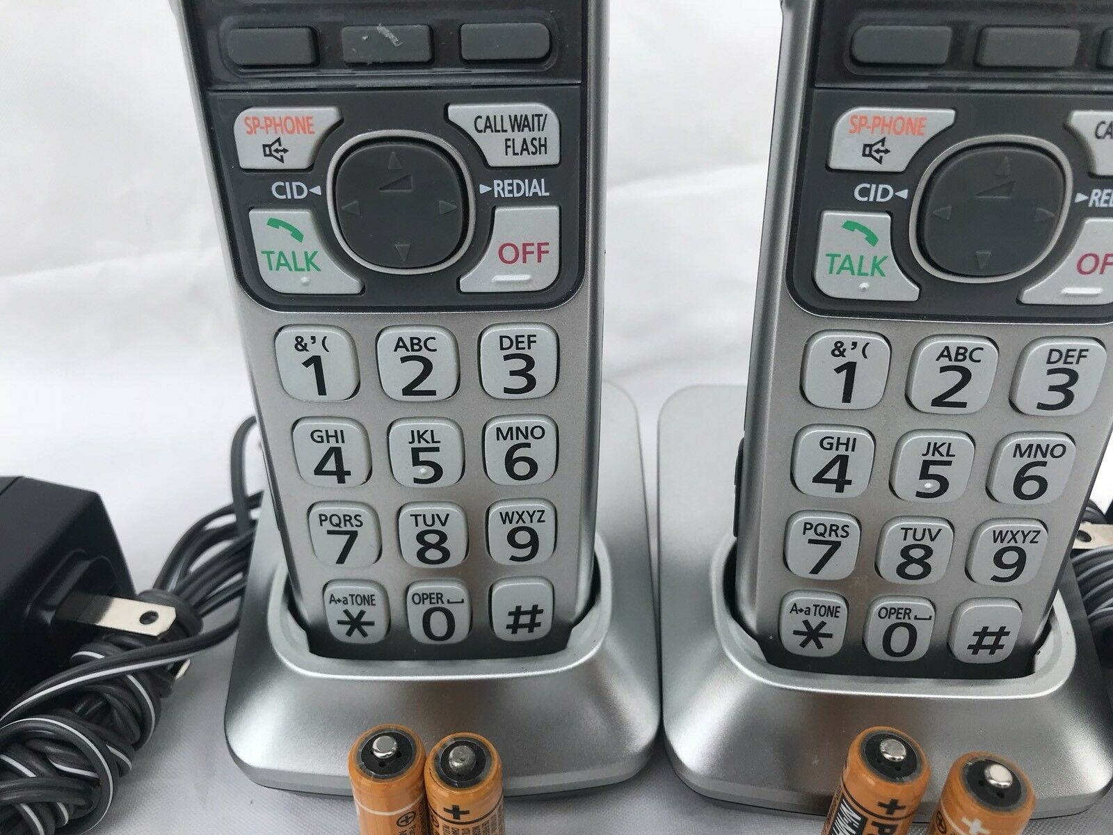 CL82257 DECT 60 Expandable Cordless Phone with Answering System and 2 Handset Rose Gold