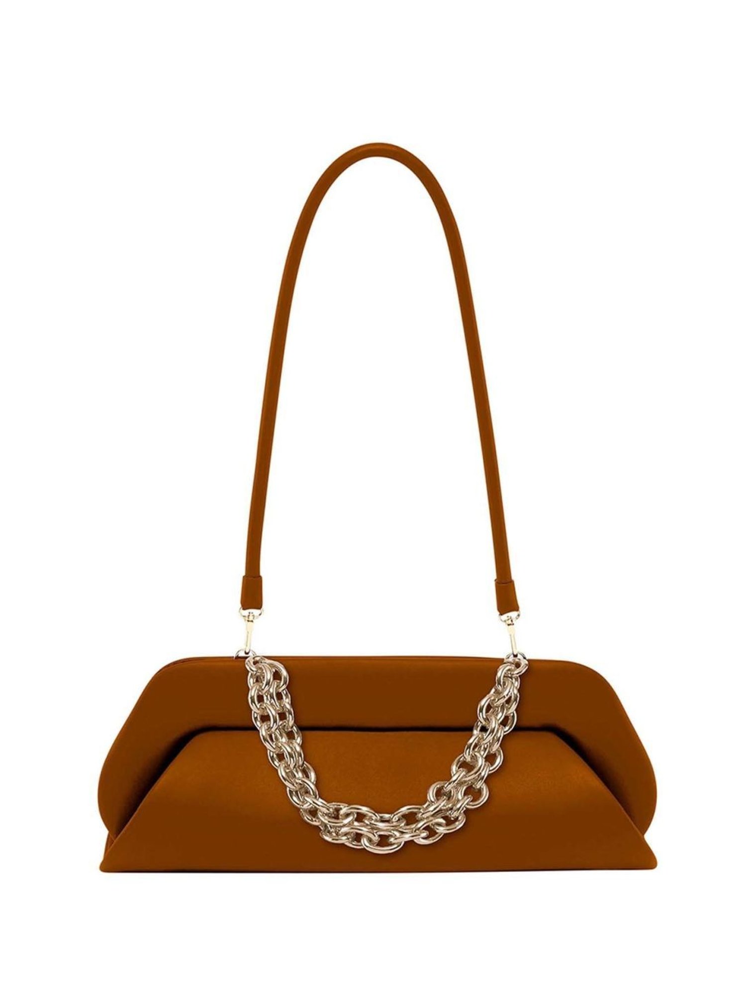 Themoire Macchiato Dioni Coffee Shoulder Bag