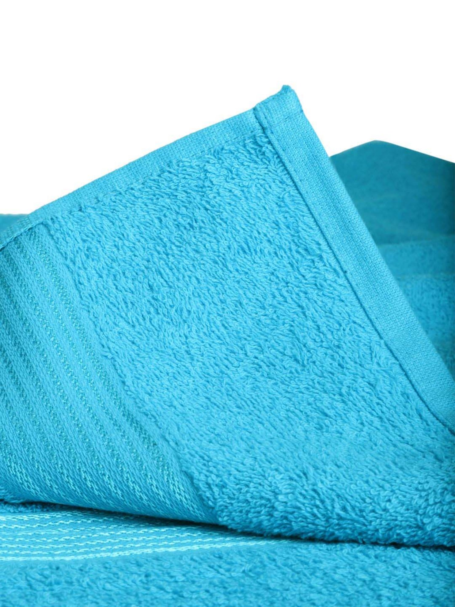 LORENA 100% Cotton Super-Soft Terry Towels -2pc Bath Towel (d`ross) solid-multi