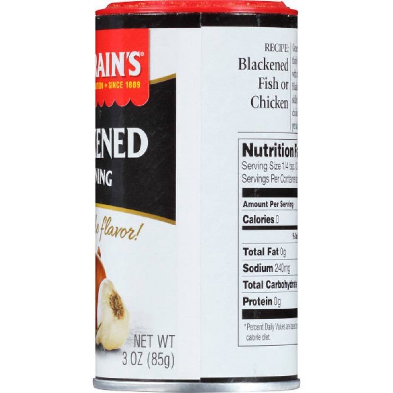 Zatarain's Blackened Fish Seasoning 3oz