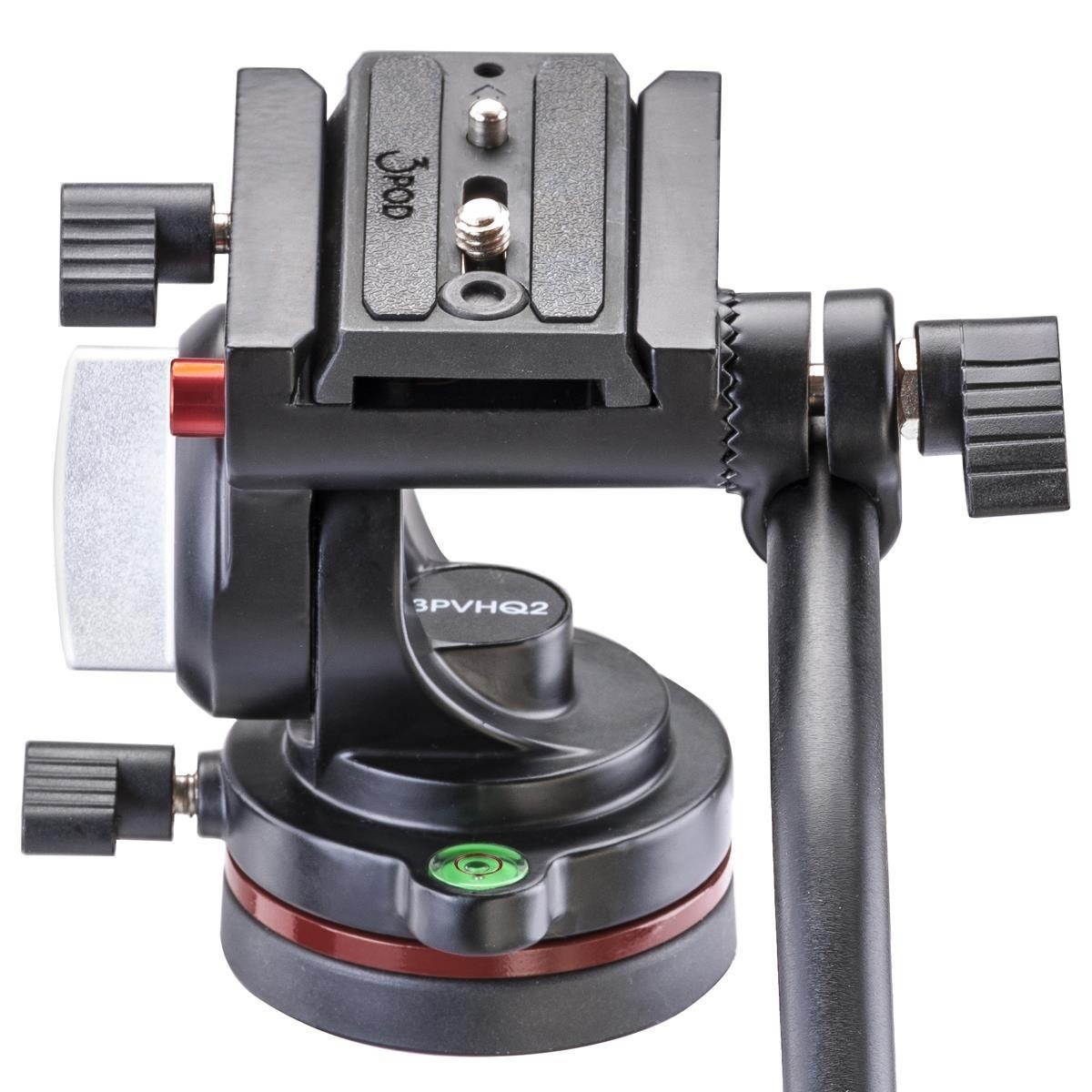 3Pod 4 Sect.Carbon Fiber Photo/Video Monopod, w/Fluid Base, LWT Fluid Video Head