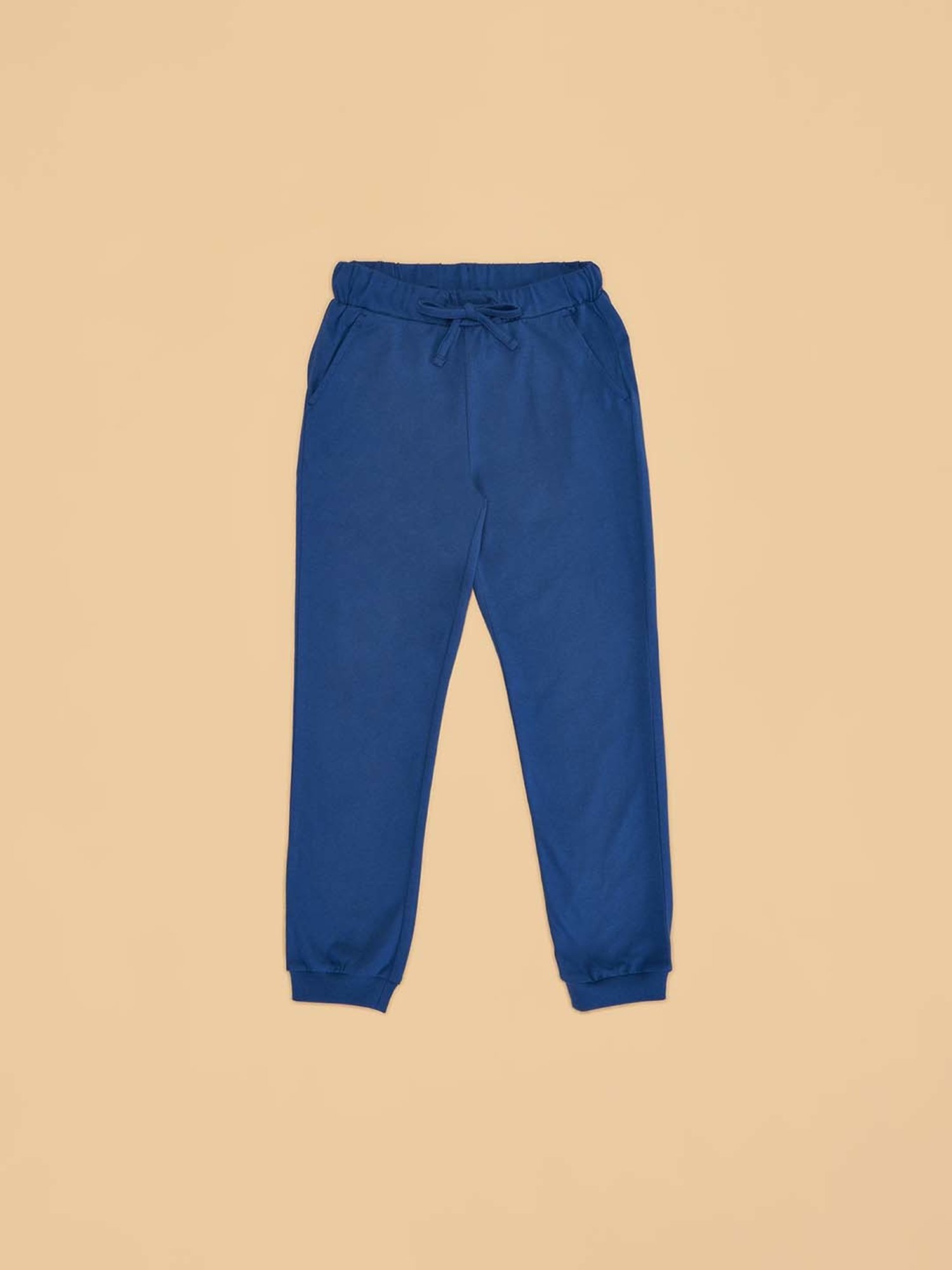 YU by Pantaloons Kids Navy & Peach Floral Print Joggers (Pack of 2)