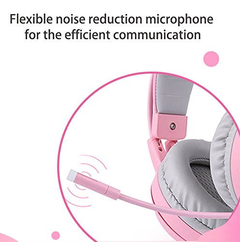 SOMIC G951 USB Plug Stereo Sound Gaming Headset for PC, PS4, Laptop, with Vibration Bass, Mic &RGB LED lights (Black)