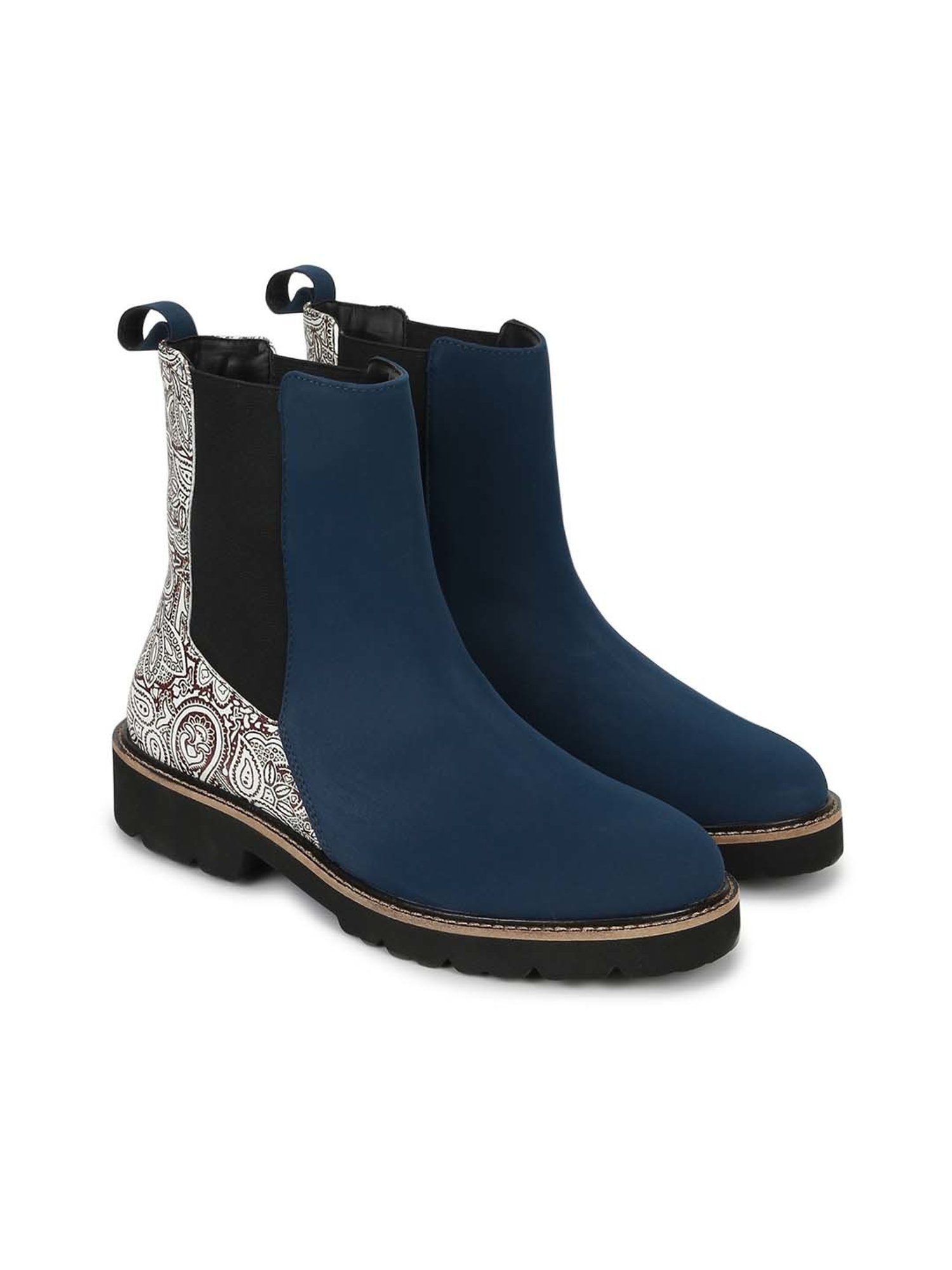 Yoho Women's Navy Chelsea Boots