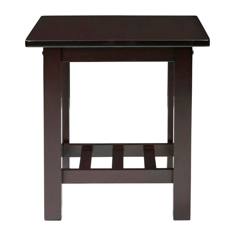 Set of 2 Bedford Grove Wood End Table, - Espresso Brown - Handy Living