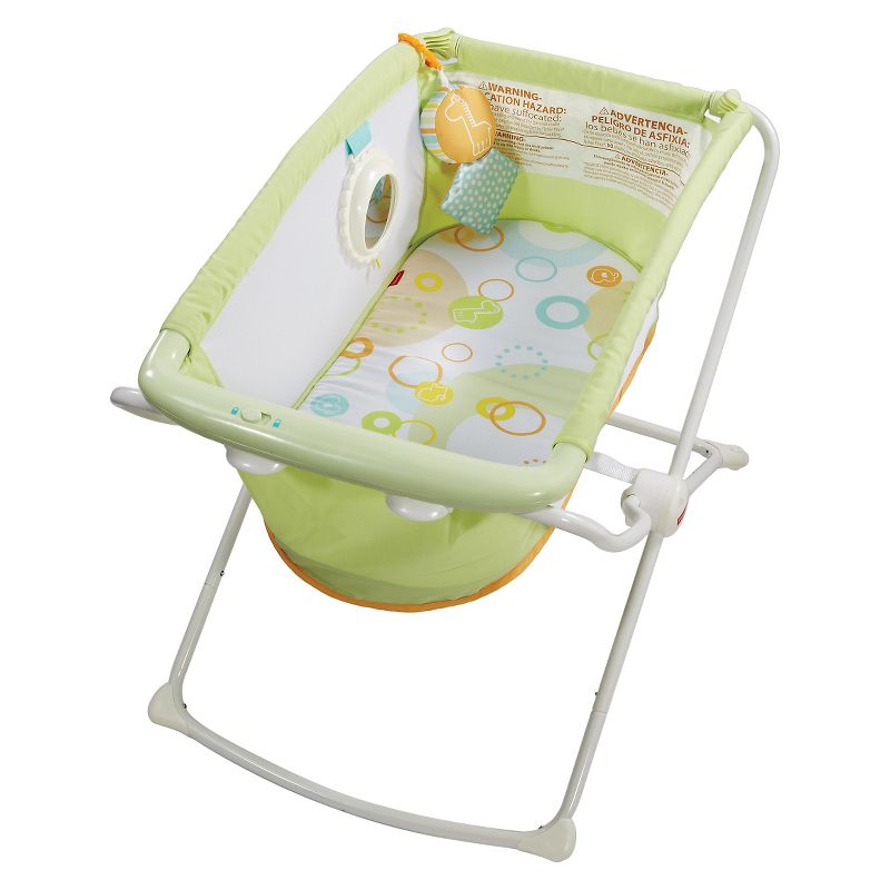 Fisher-Price Rock With Me Bassinet - Green