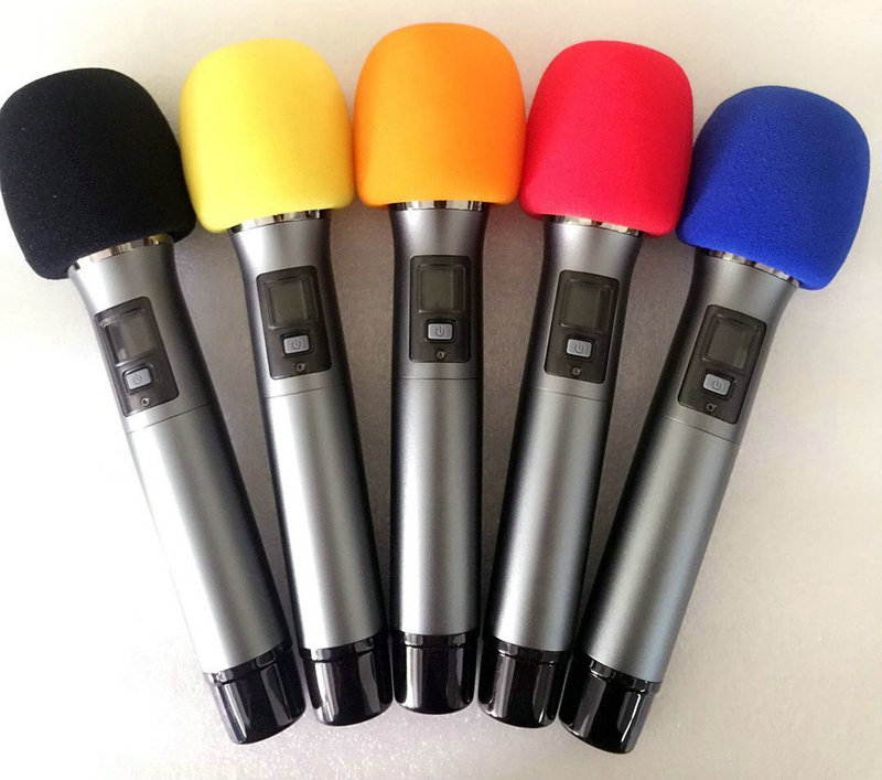 10pcs Wireless Handheld Stage Microphone Windscreen Foam Mic Cover Karaoke DJ Microfone Sponge Pop Filter Wind Shield
