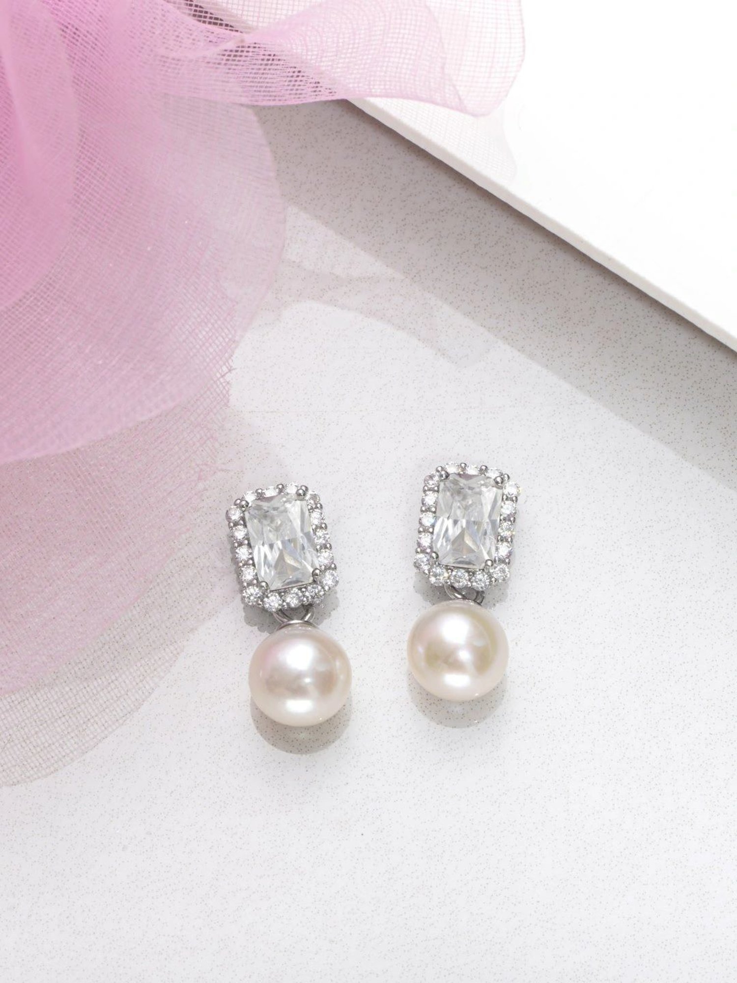 Zavya 92.5 Sterling Silver Earrings