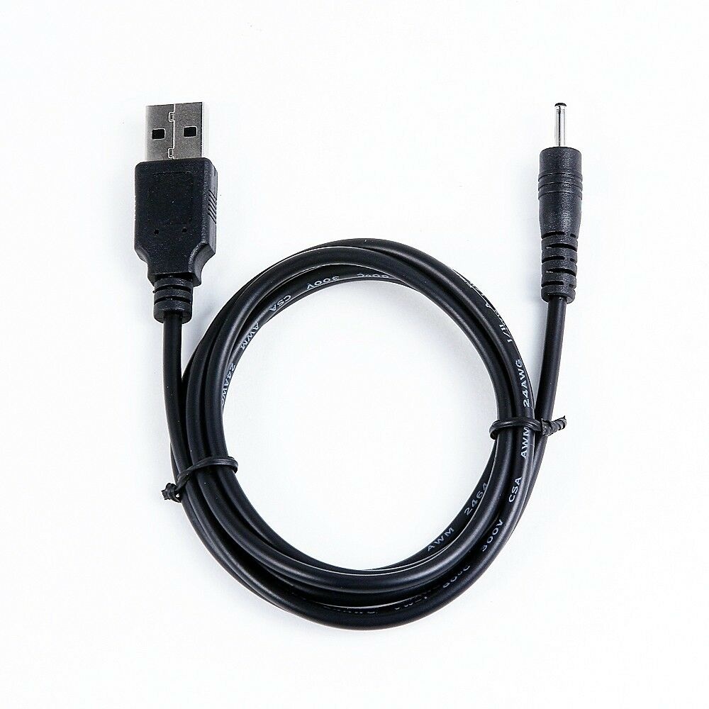 USB DC Charging Charger Cable Cord Lead For RCA Voyager III RCT6973W43 DK Tablet