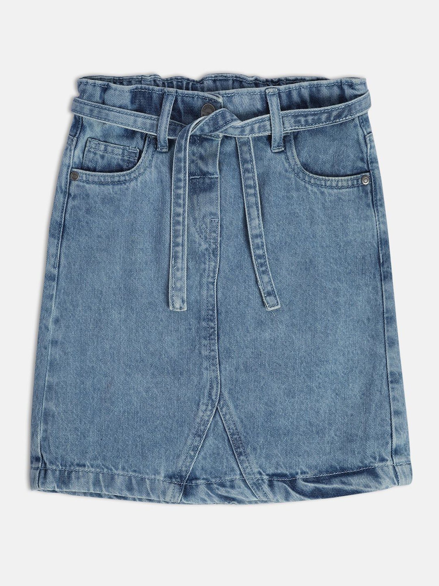 MINIKLUB Kids Blue Solid Skirt