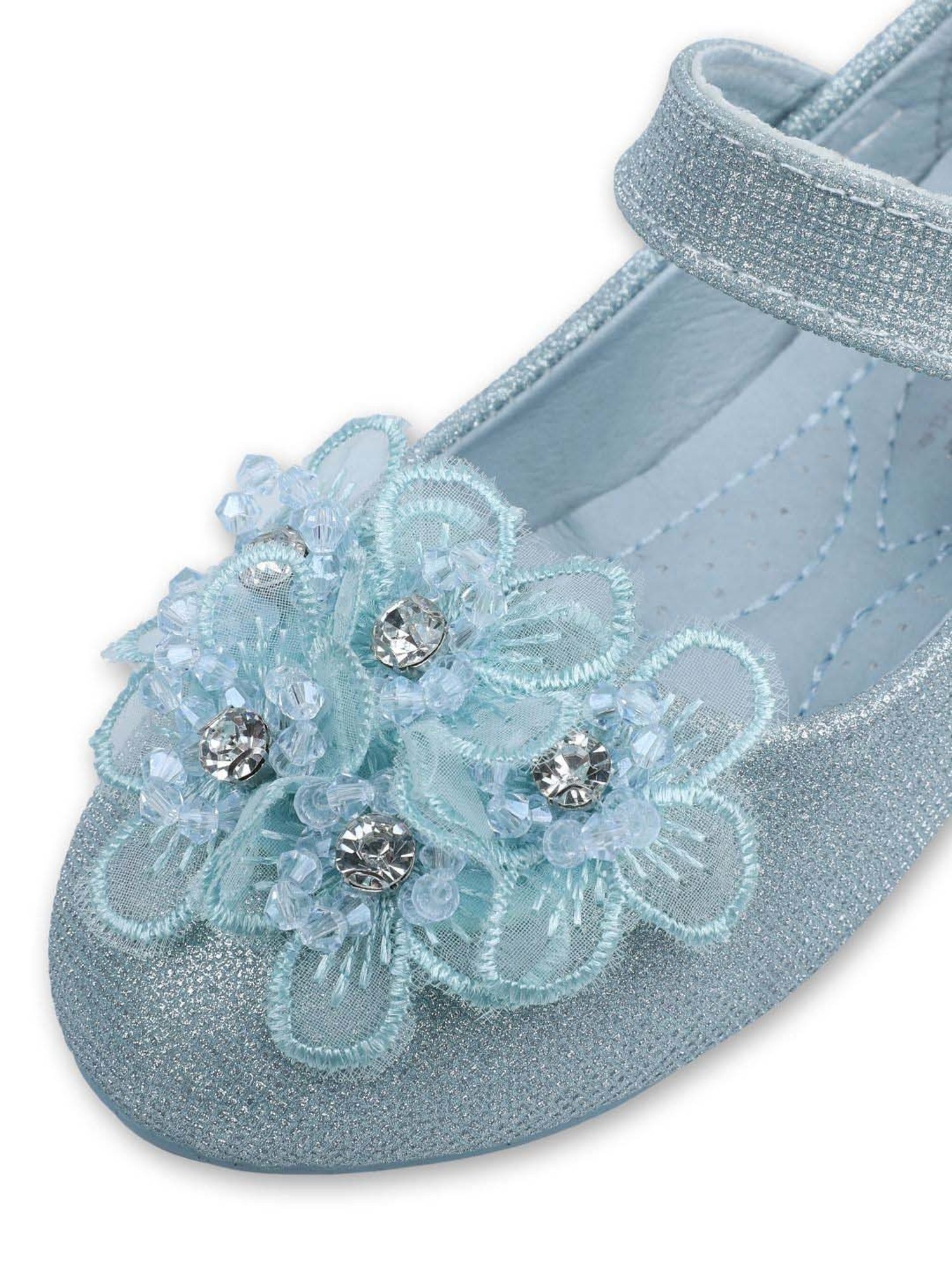 Baby Moo Kids Blue Bash Princess Frozen Theme Mary Jane Shoes