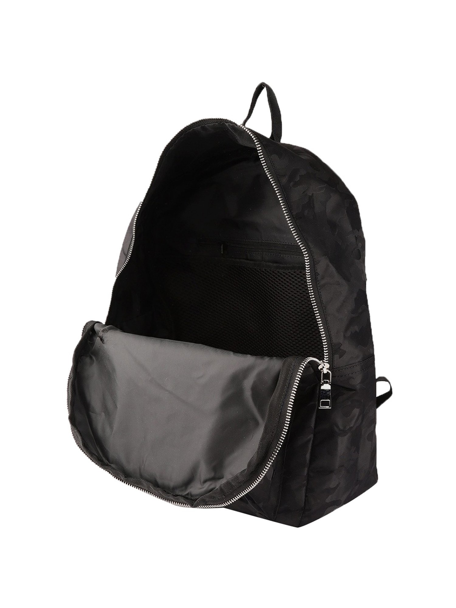 Bad Habit Black Polyester Large Backpack