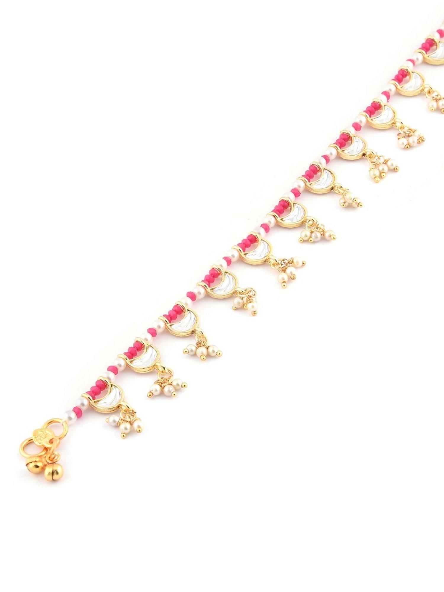 Teejh Roma Coin Silver Oxidized Ghungroo Anklets