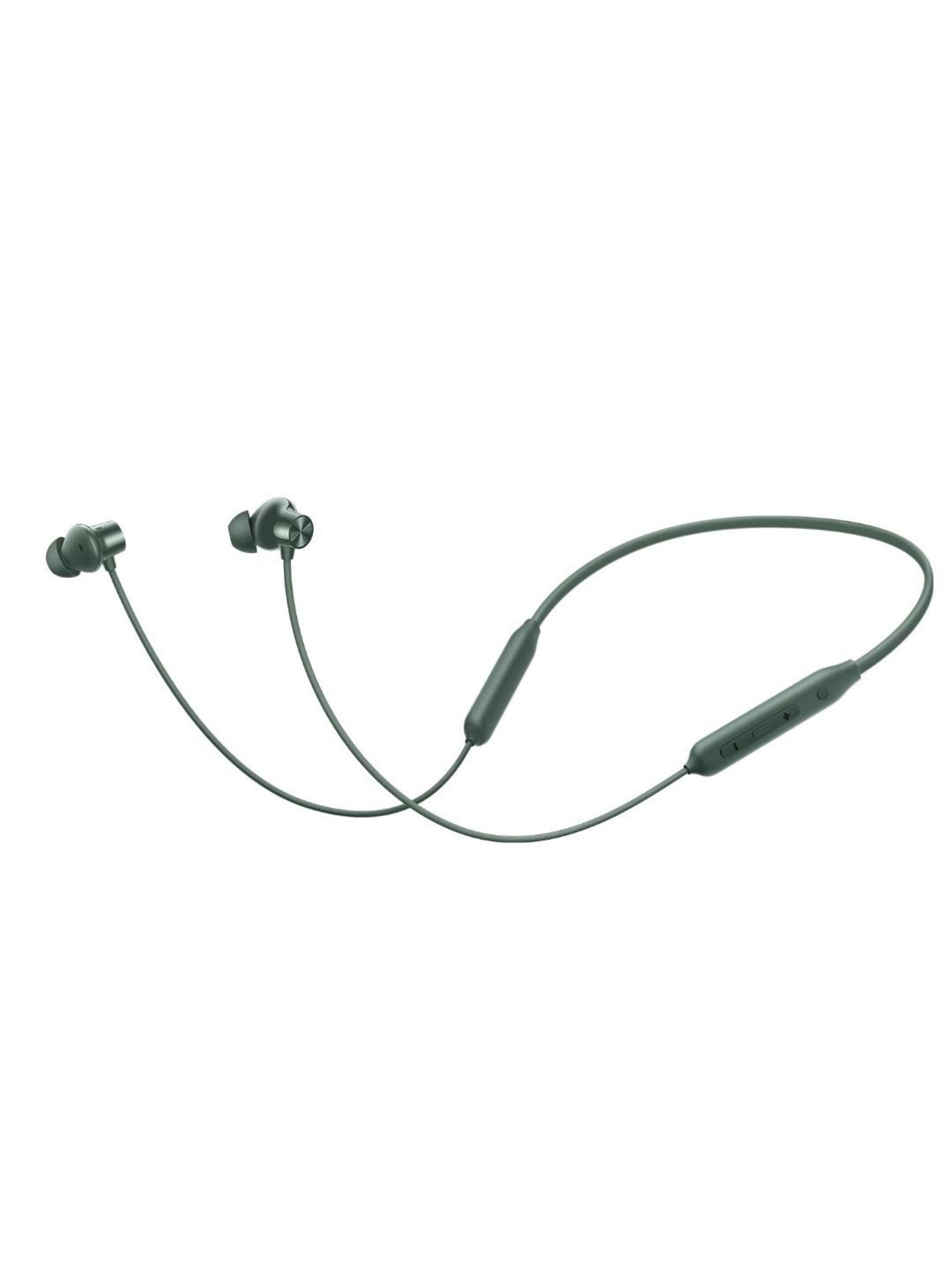OnePlus Bullets Wireless Z2 ANC Bluetooth in Ear Neckband with Mic, 45dB Hybrid ANC (Grand Green)