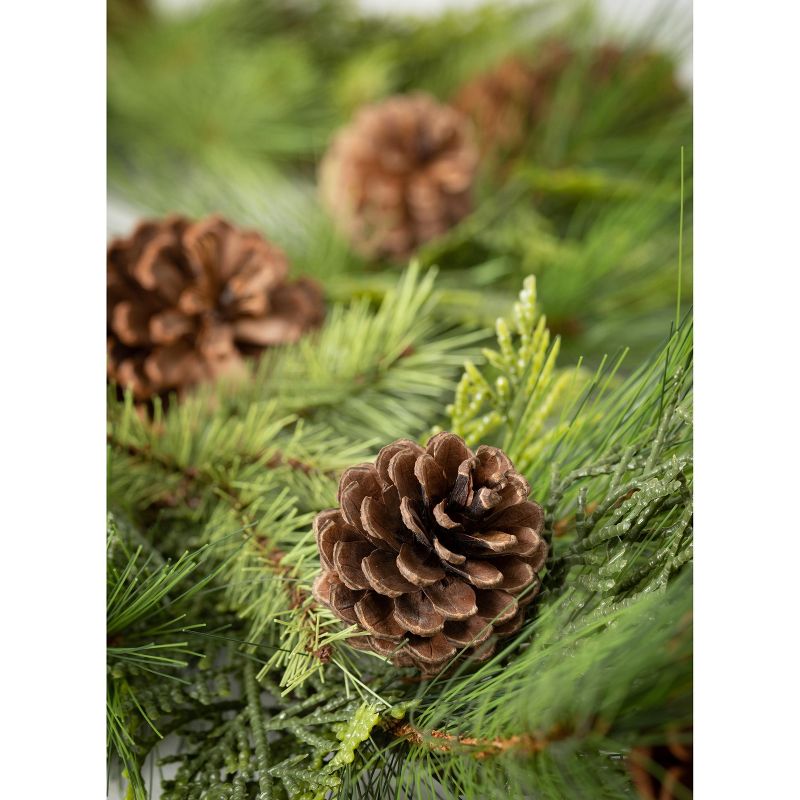 Sullivans 6' Pine & Cone Artificial Garland 72"L Green