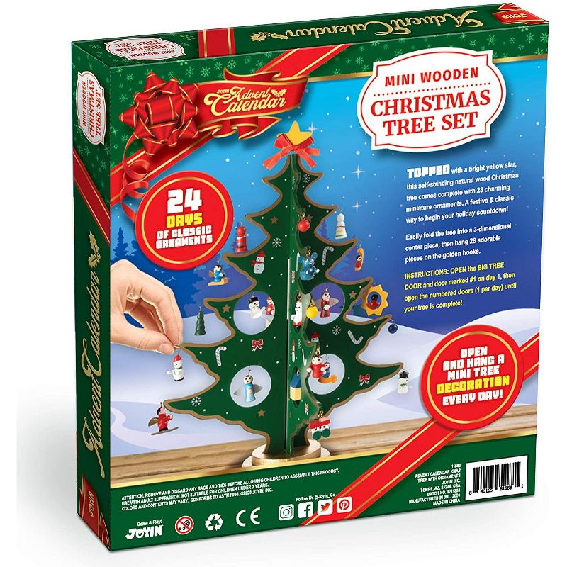 Joyin Advent Calendar - Xmas Tree with Ornaments