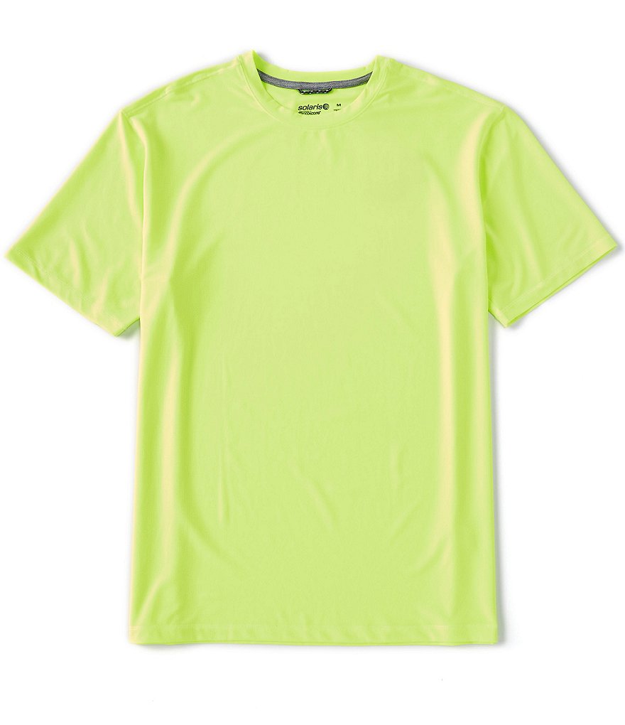 Solaris Powered by CoolCore Short-Sleeve Solid Mesh Crew Tee