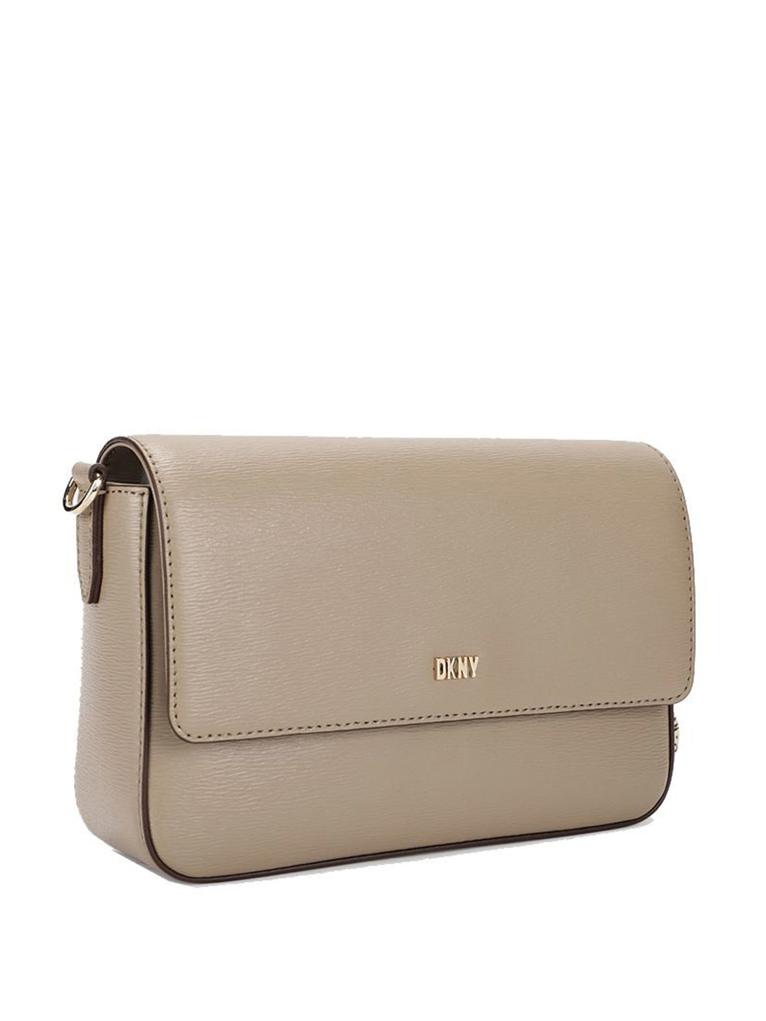 Dkny Scarlet Leather Textured Sling Handbag