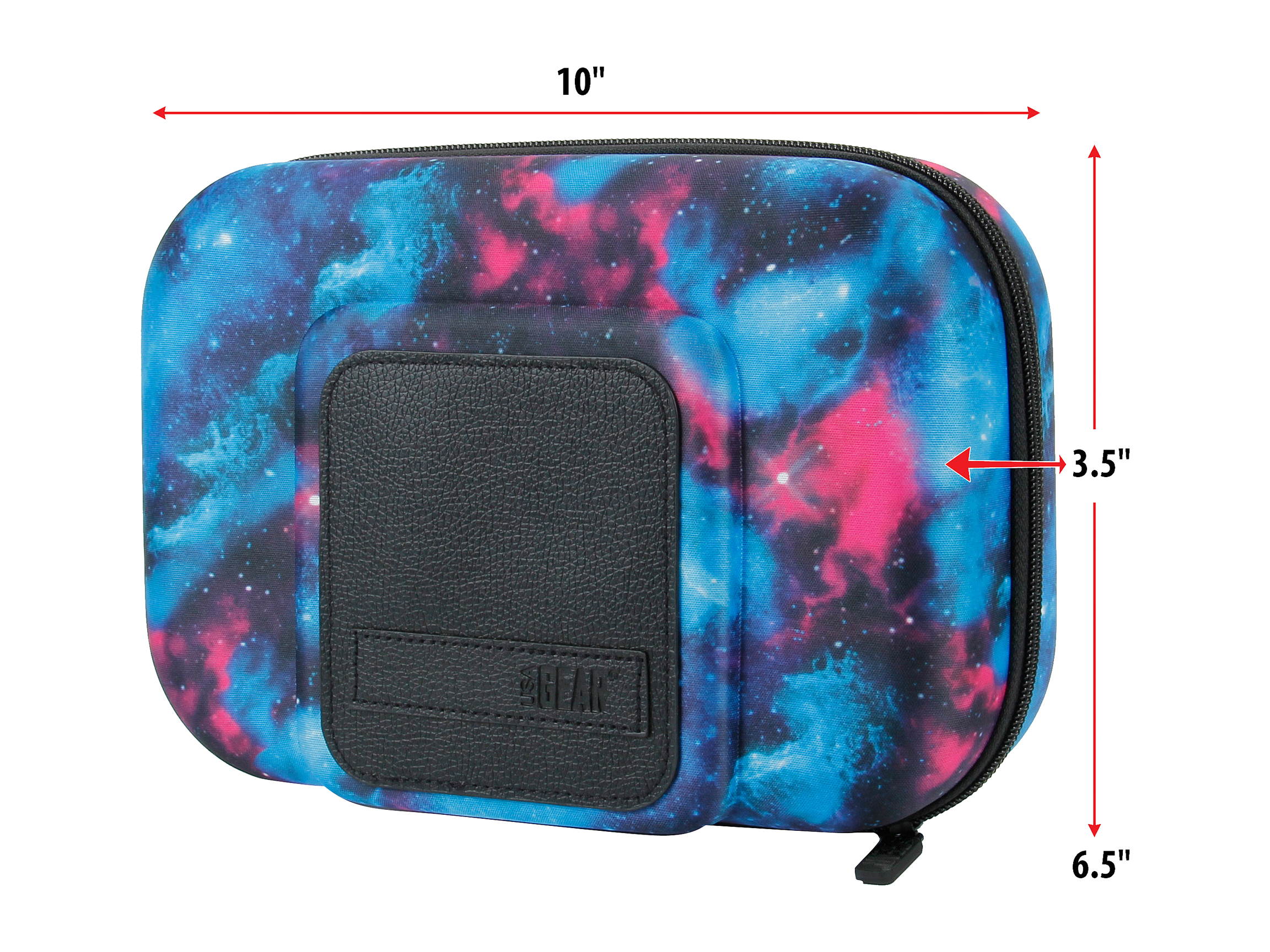 Hard Shell GPS Carrying Case with Wrist-Strap to fit most size GPS - 2 mesh pockets, 3 internal accessory storage bags; soft scratch-protective interior lining (Galaxy Design)