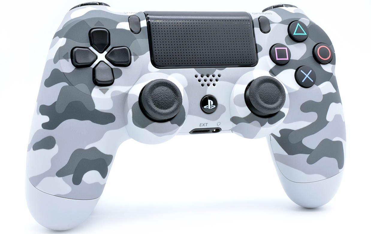 "Winter Forces" Ps4 Rapid Fire Custom Modded Controller 40 Mods COD BO3, Infinite Warfare, Destiny, Ghosts Quick Scope Auto Run Sniper Breath and More