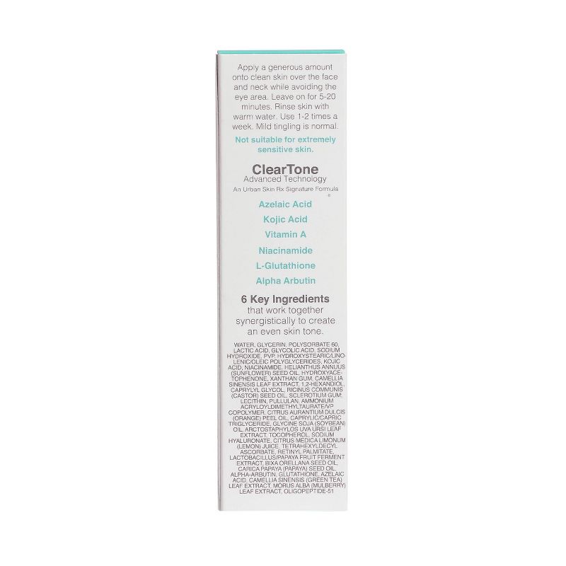 Urban Skin Rx Vitamin C Brighten & Glow Enzyme Mask - 1.7 fl oz