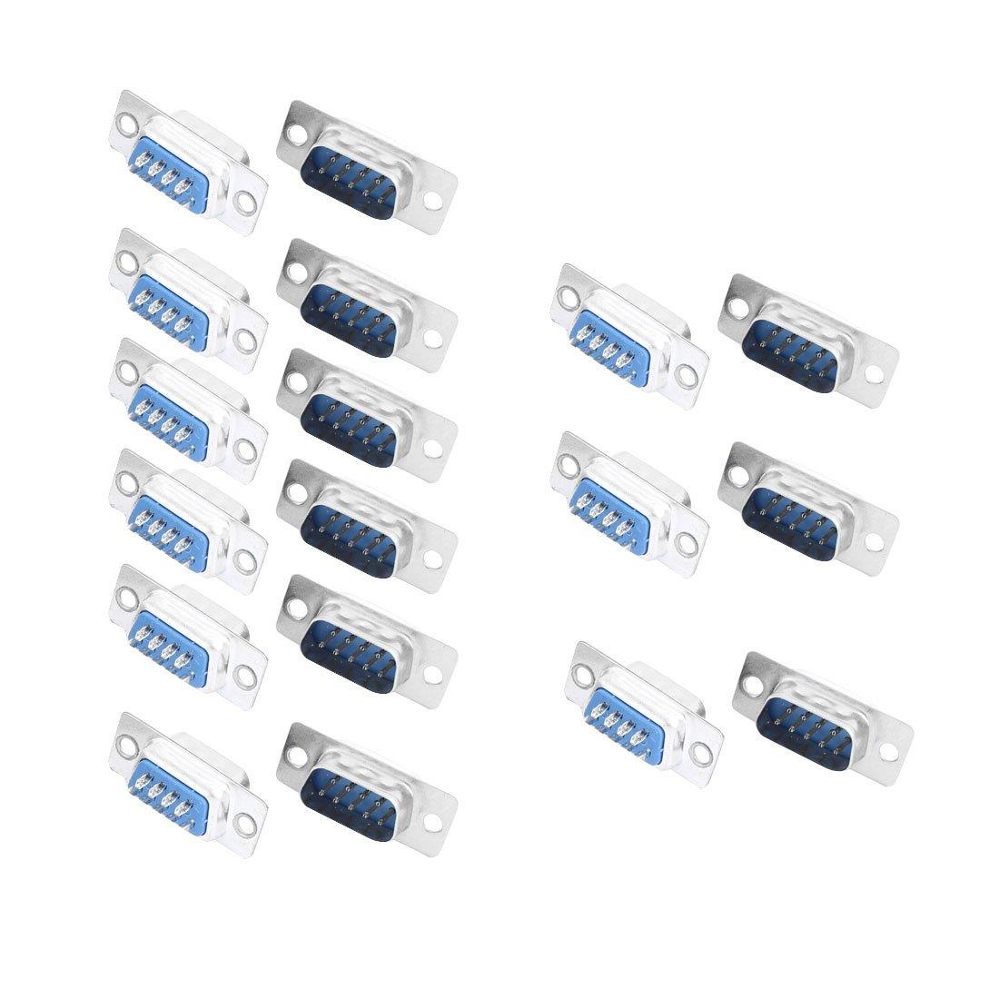 uxcell PC Computer RS232 9 Pin Serial Male DB Connector 18 Pcs