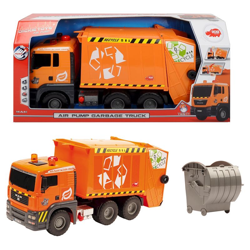 Dickie Toys Air Pump Garbage Truck 21"