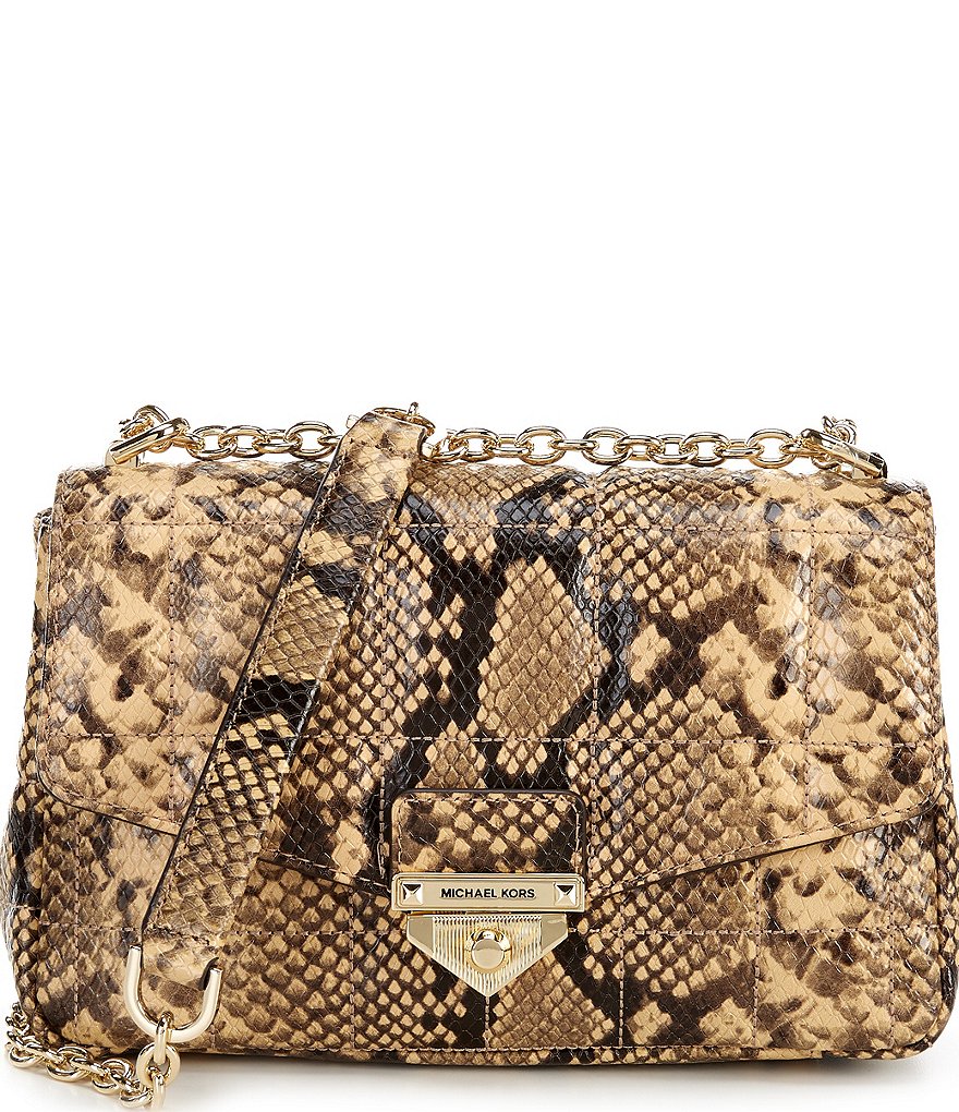 COACH Originals Swinger Nylon and Pebble Leather Shoulder Bag