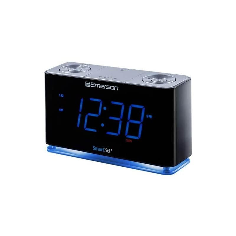 SMARTSET PLL Radio Alarm Clock with 1.4&rdquo; Blue LED, Bluetooth Speaker and Night Light, CKS1507