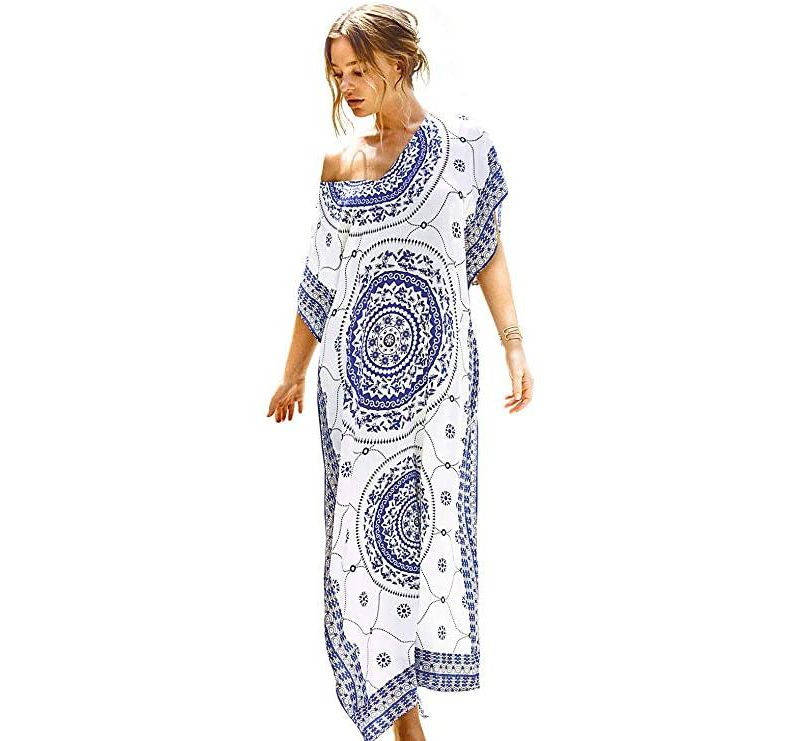 Women's Boho Print Maxi Cover Up - Cupshe - One Size Fits Most, Multi-Color
