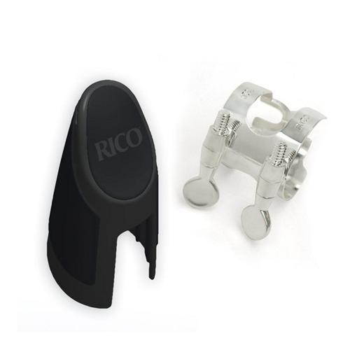 Rico "H" Ligature and Cap Set (Clarinet (Gold Finish))