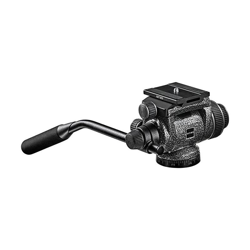 2-Way Fluid Head for Tripods, for CSC and DSLR Cameras, for Birdwatching and Nature Photography, in Ultra-Lightweight Magnesium, Holds up to 4 Kg, for Photographers and Videographers