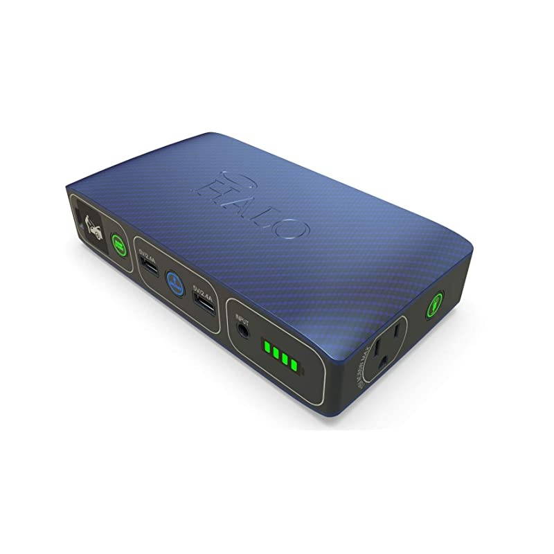 Bolt 58830 mWh Portable Phone Laptop Charger Car Jump Starter with AC Outlet and Car Charger Blue Graphite