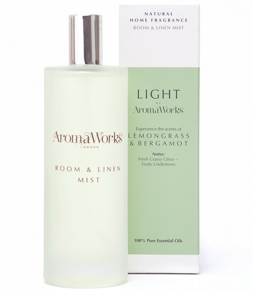 AromaWorks London Light Range - Lemongrass & Bergamot Room Mist