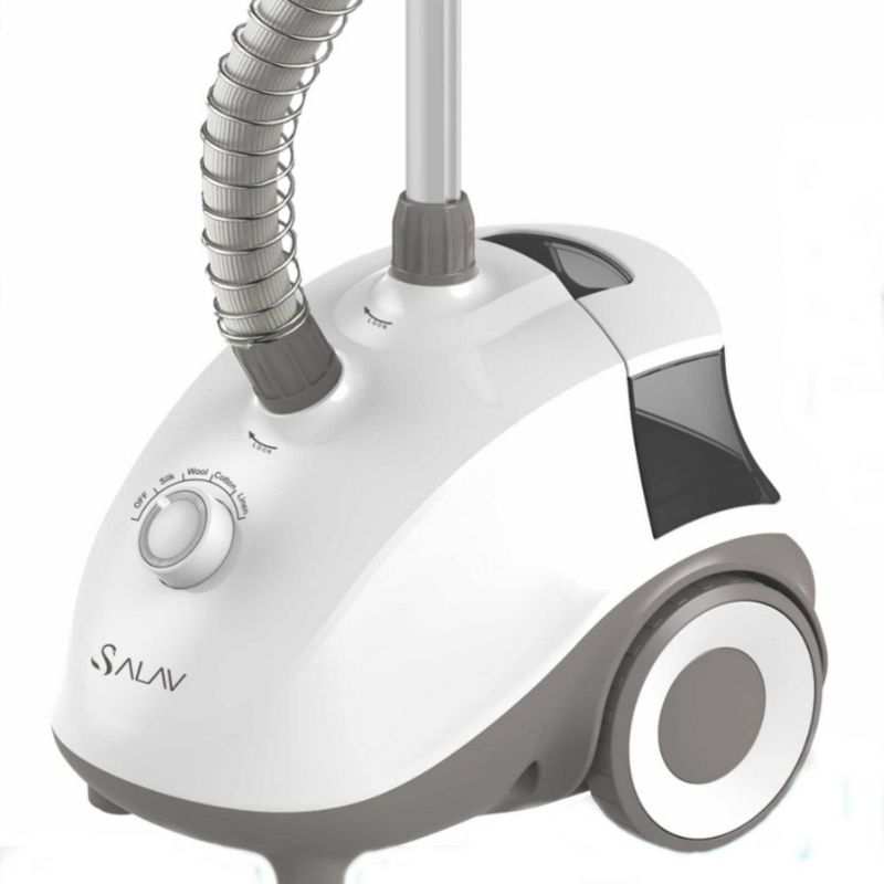 SALAV Garment Steamer with Stainless Steel Nozzle 4 Steam Settings White