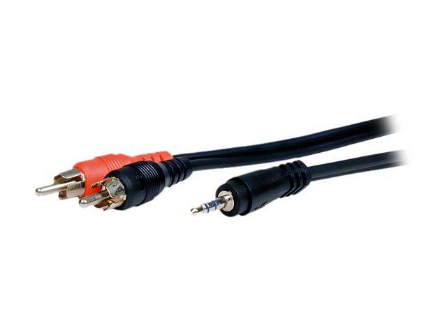 Comprehensive MPS-2PP-6ST 6 ft. 3.5mm Stereo to 2 RCA Cable