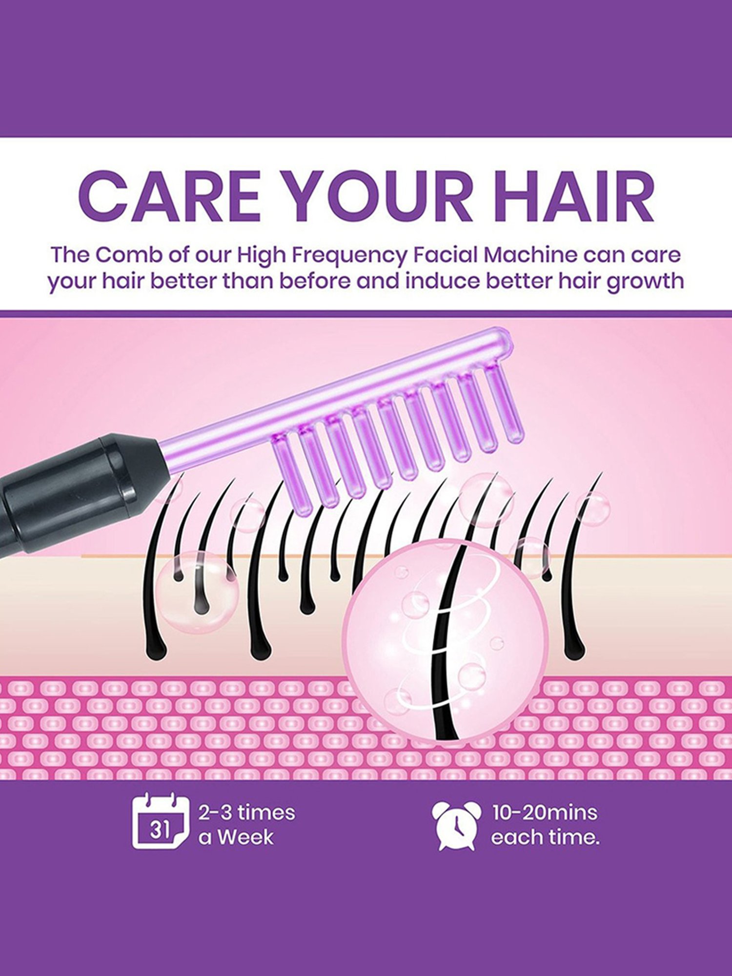 WINSTON Manual Hair Scalp Massager for Hair Growth & Head Massage