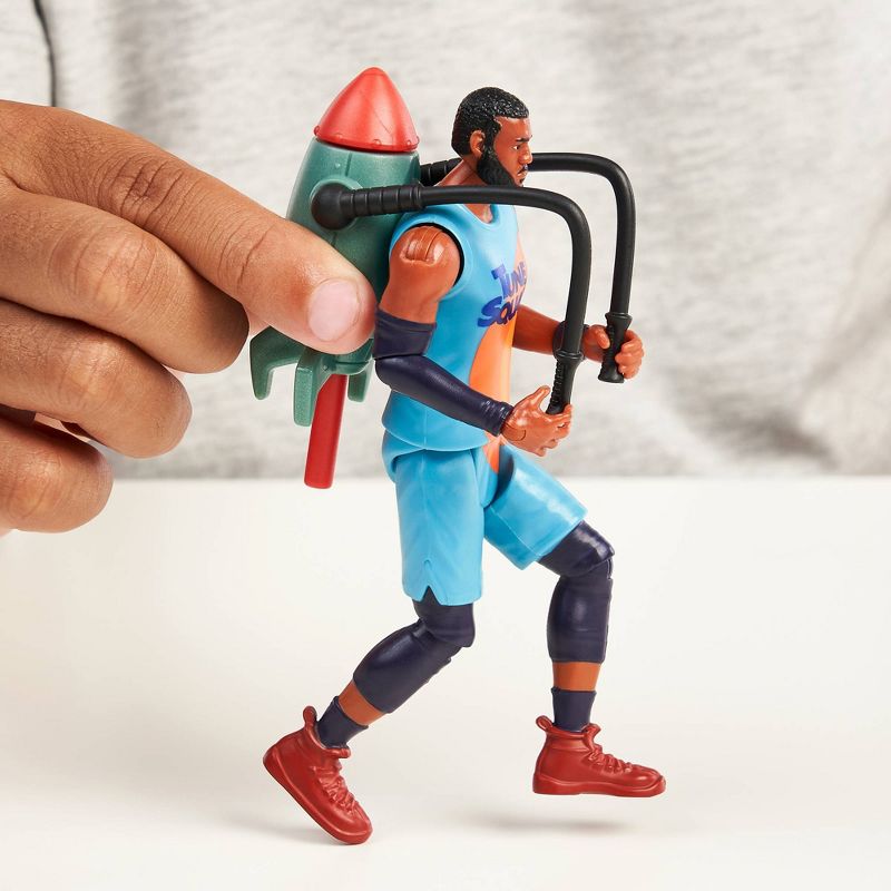 Space Jam: A New Legacy - 5" LeBron James Baller Action Figure with ACME Rocket Pack 4000