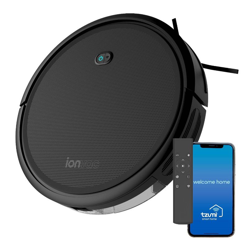 bObsweep PetHair Vision Wi-Fi Connected Robot Vacuum Cleaner and Mop - Steel