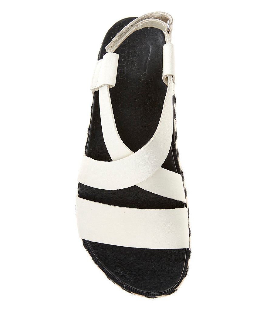 Sorel Roaming Leather Criss Cross Sandals