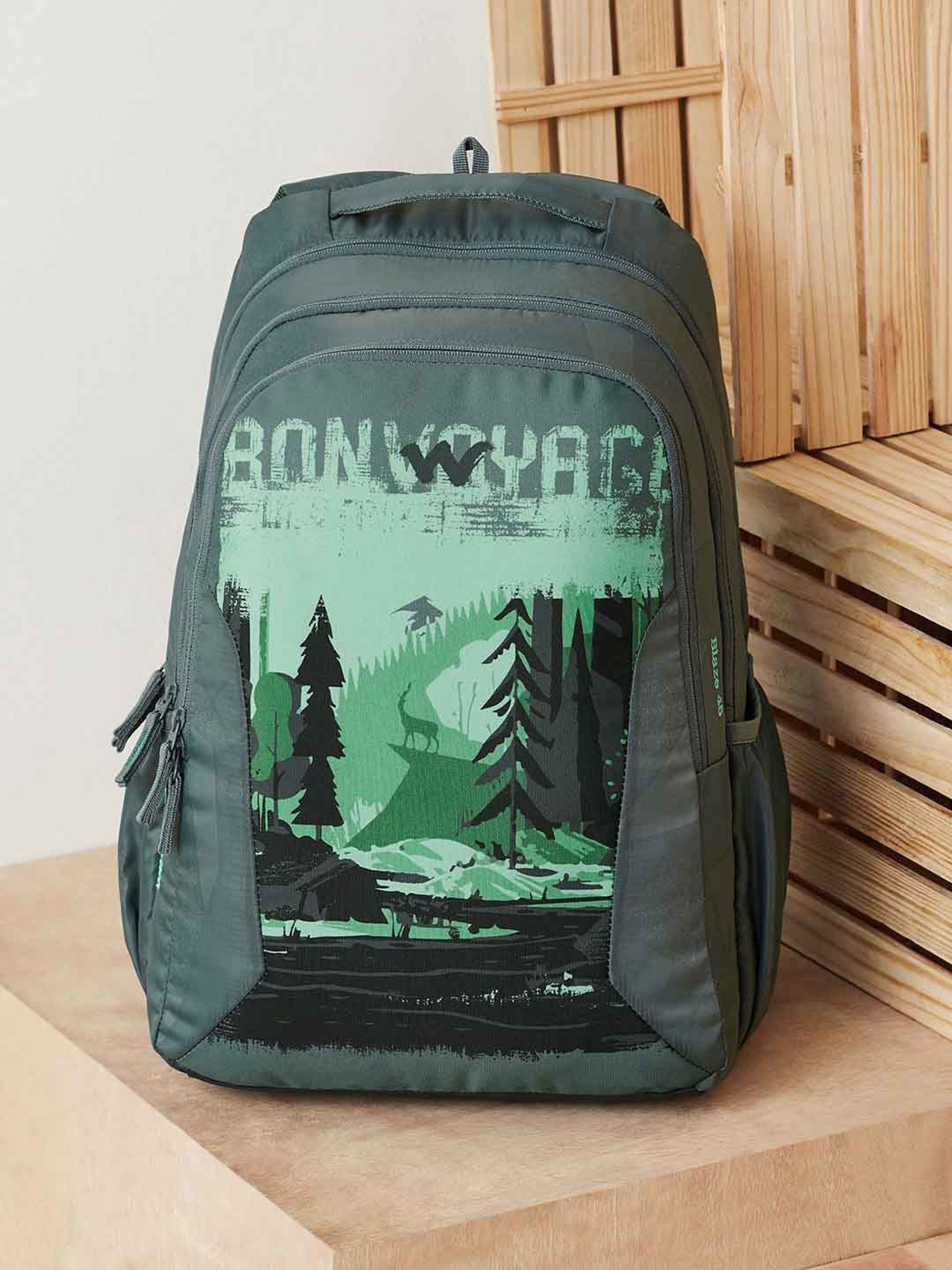 Wildcraft Blaze 45 Green Laptop Backpack