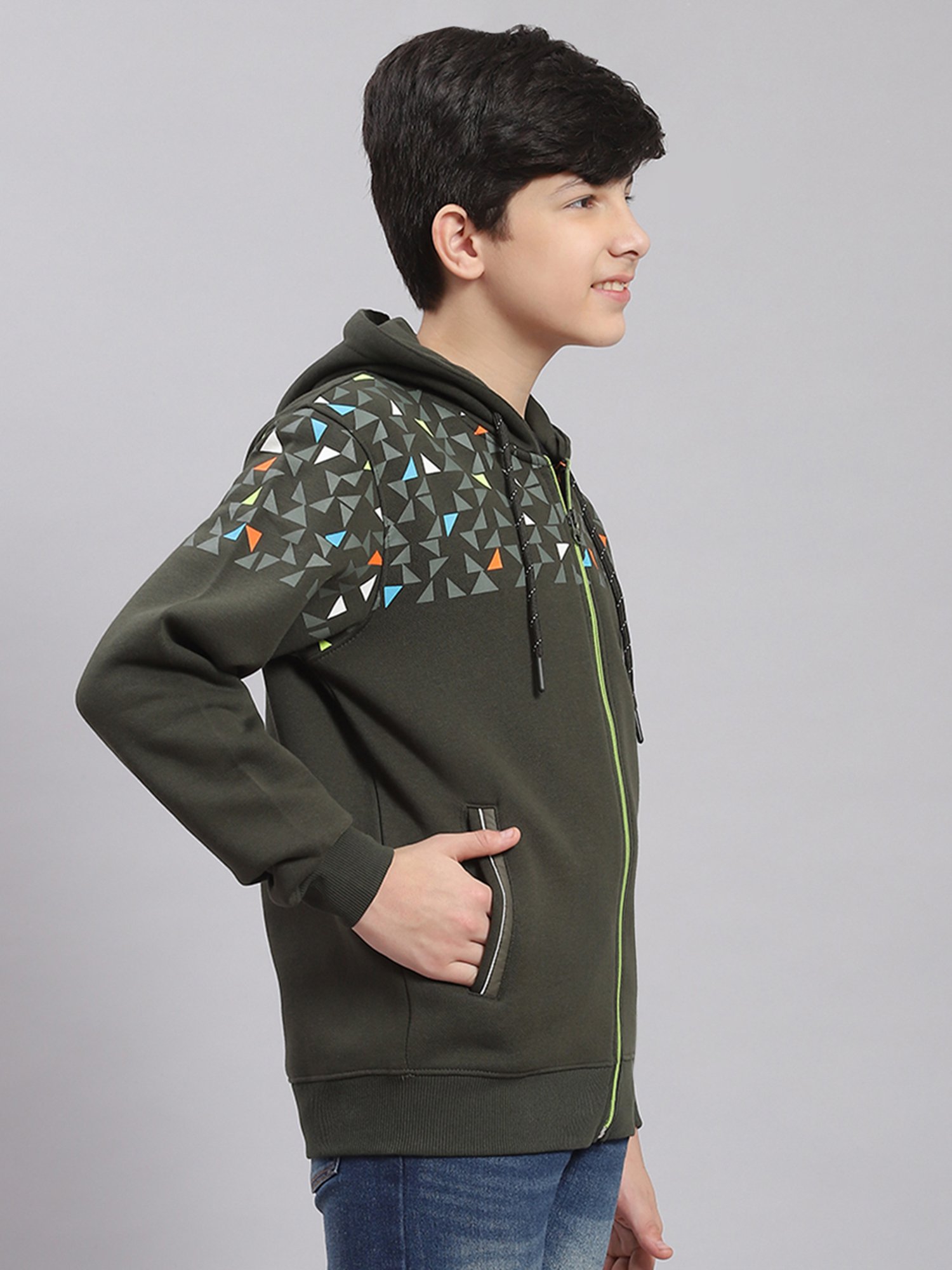 Mothercare Kids Navy Embellished Full Sleeves Sweatshirt