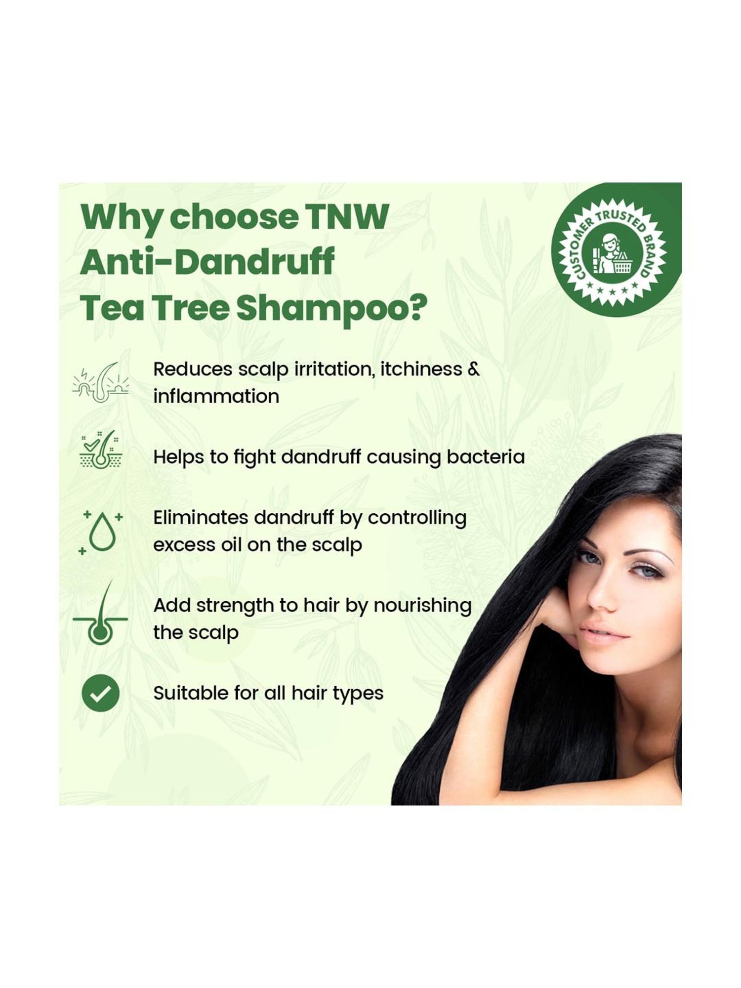 TNW-The Natural Wash Tea Tree Shampoo - 200 ml