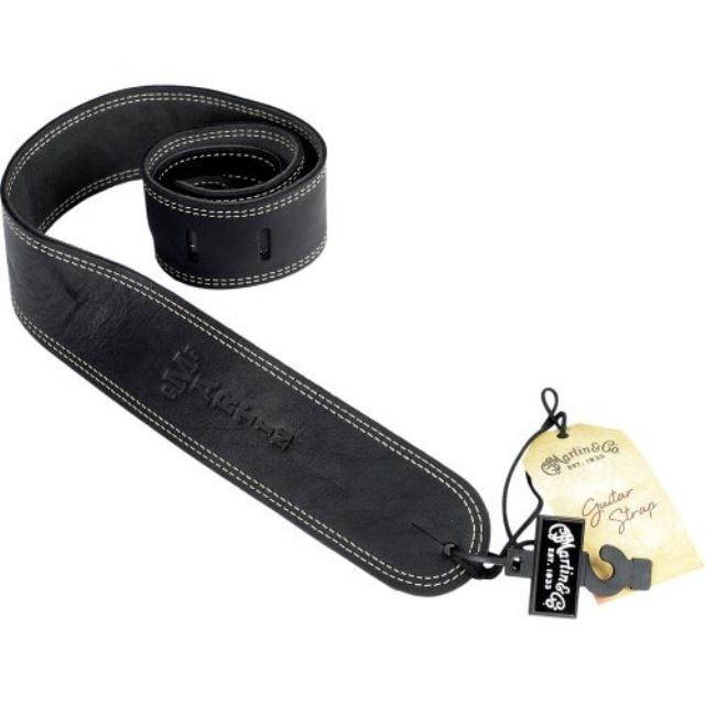 Martin Leather/Suede Guitar Strap Black