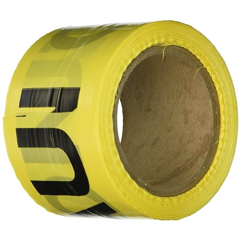 STRAITLINE 66200 Barrier Tape Roll CAUTION 3inch by 300foot 66200