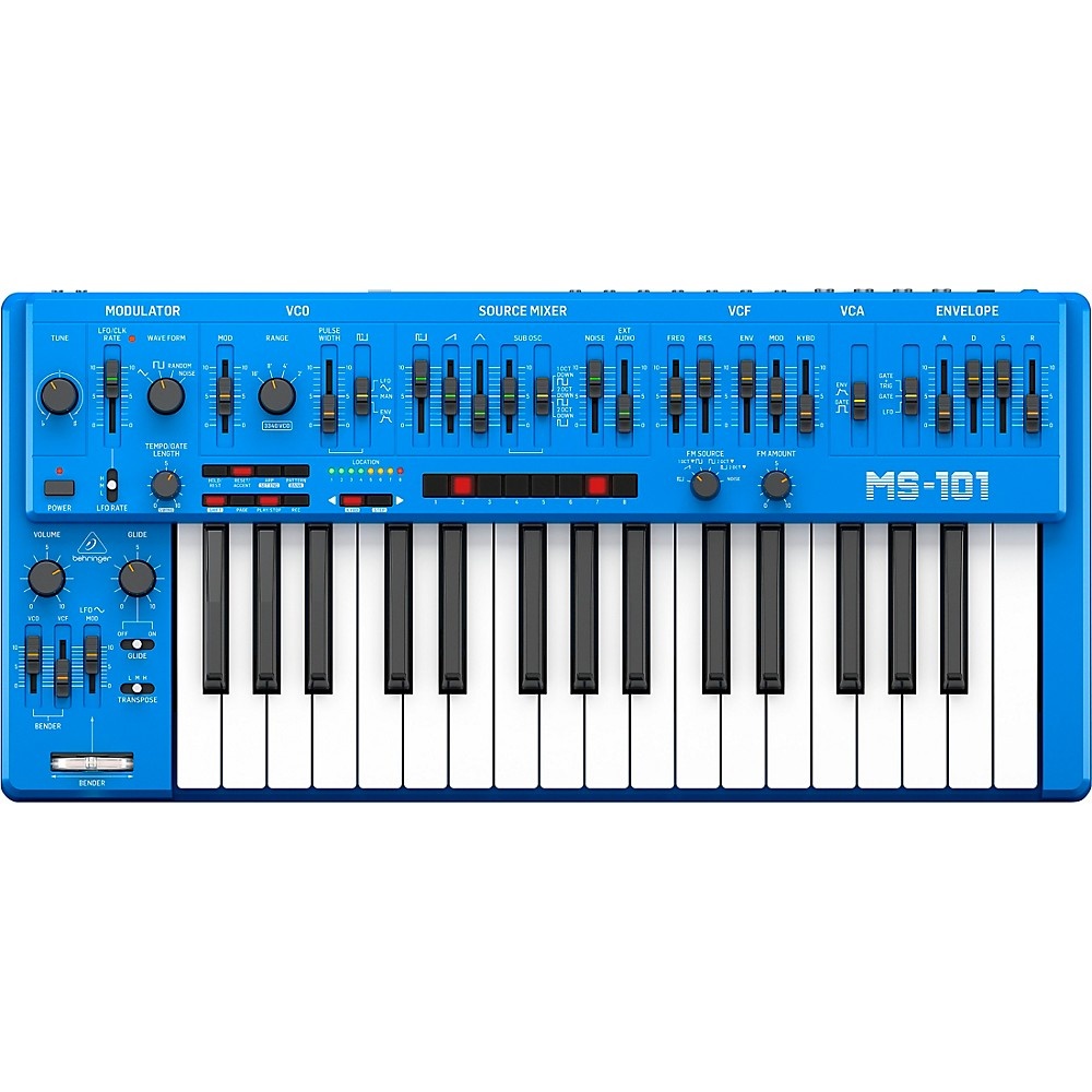 Behringer MS-1 32-Key Analog Synthesizer Blue
